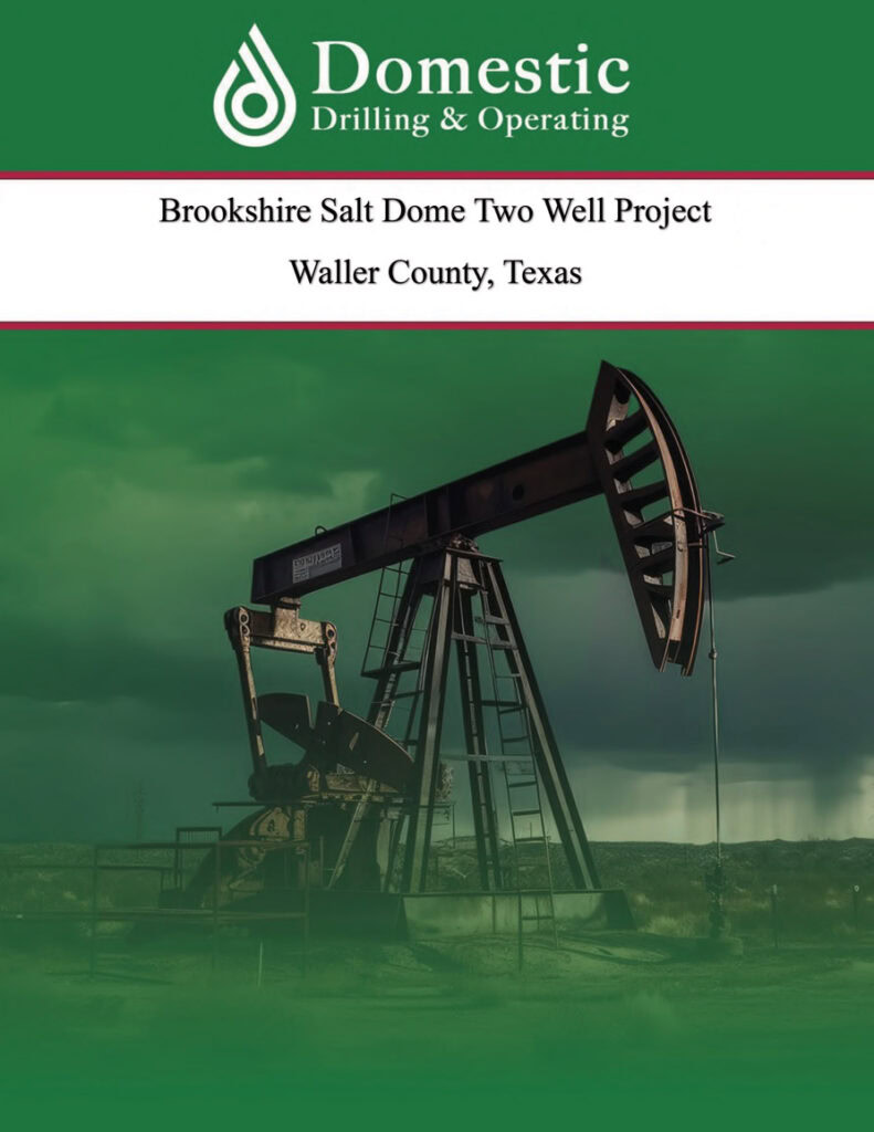 Our Projects - - Domestic Drilling and Operating
